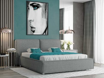 Кровать Nuvola Verde Next 014 (с основанием)