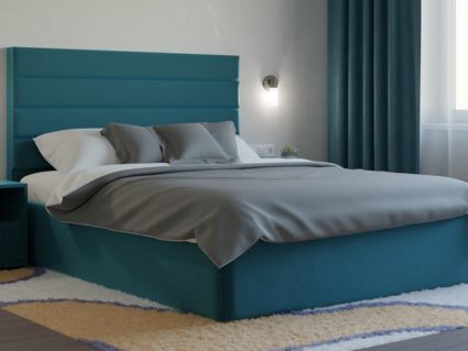 Кровать Lonax Кармела велюр Dolly-13 (с подъемным механизмом) 200х190