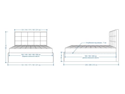 Кровать Lonax Адель велюр Dolly-3 (с подъемным механизмом)