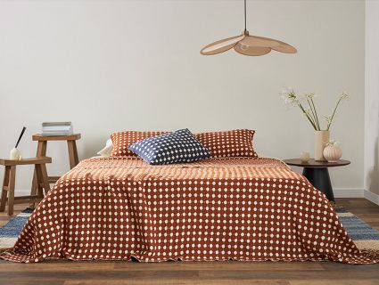 Покрывало Tkano Essential Polka dots карамельное