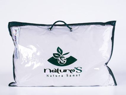 Подушка Nature’S-Natura Sanat Бамбуковый Медвежонок с кружевом 40х60