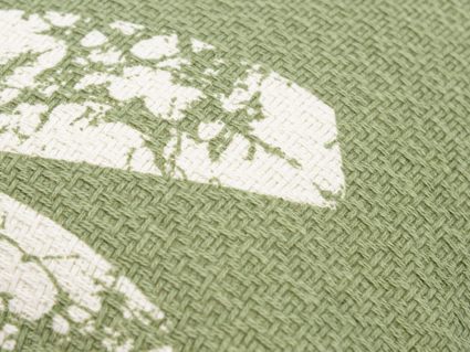 Декоративная подушка Tkano Ethnic Flowers с рисунком и кисточками