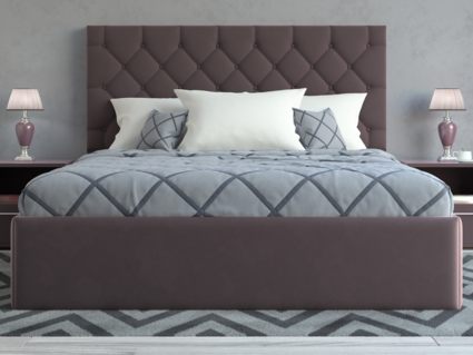 Кровать Lonax Элоиза велюр Dolly-17 (с основанием) 160х190