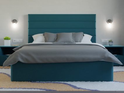 Кровать Lonax Кармела велюр Dolly-13 (с подъемным механизмом) 200х190