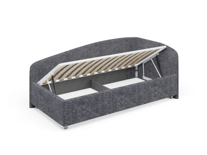 Кровать Сонум Paola Экокожа Платиновый перламутр (с подъемным механизмом) 120х190