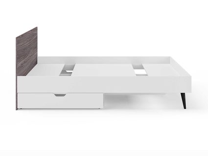 Кровать Сонум Ines Ясень анкор + белый 160х200