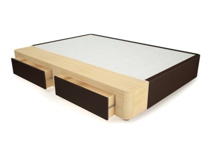 Кровать Mr.Mattress Site Box экокожа Brown 253