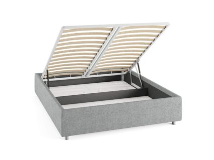 Кровать Сонум Scandinavia Экокожа Белая (с подъемным механизмом) 180х190